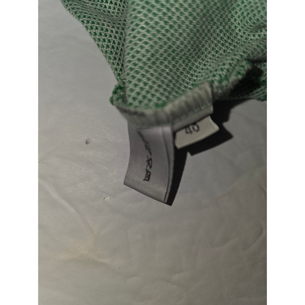 Bottega Veneta Green Cotton Pique Butterfly Logo Polo Shirt Made in Italy Sz 48 - Picture 6 of 9